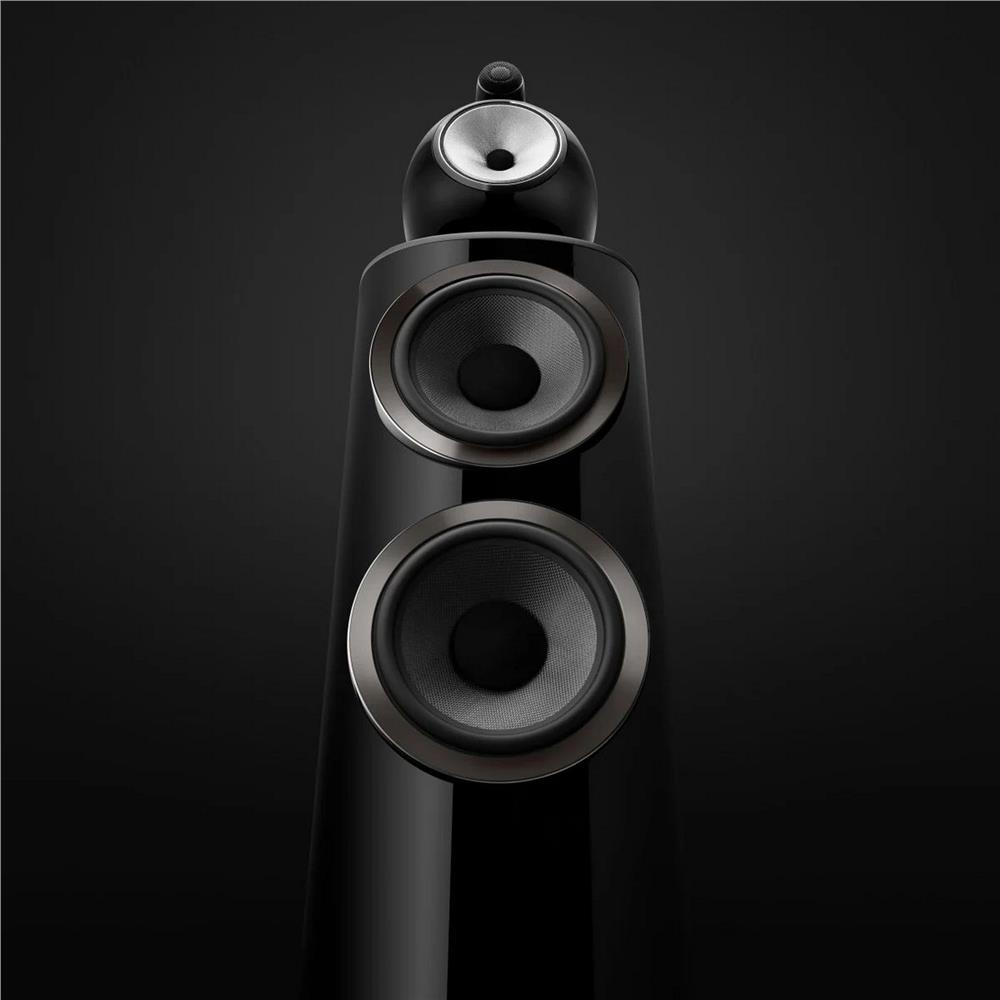 Bowers & Wilkins 801 D4 Tower/Kule Hoparlörler Parlak Siyah Çift