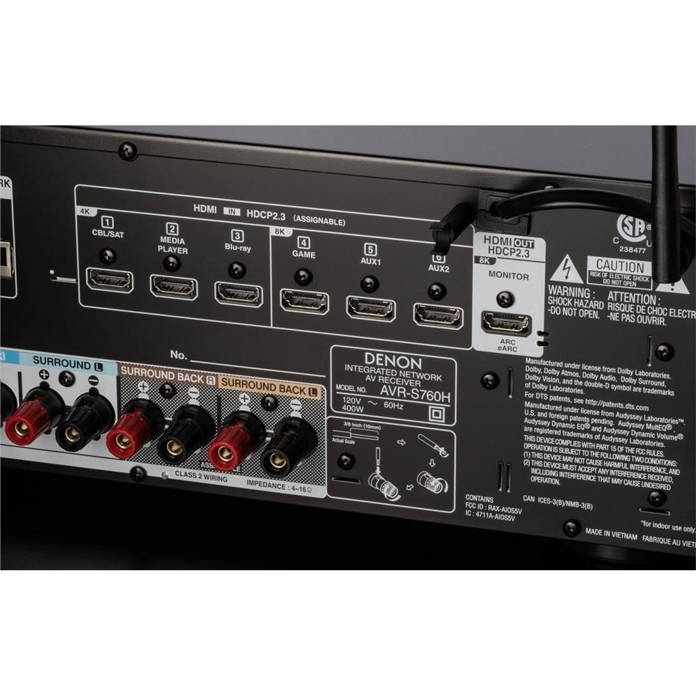 Denon AVR-S760H A/V Surround Receiver