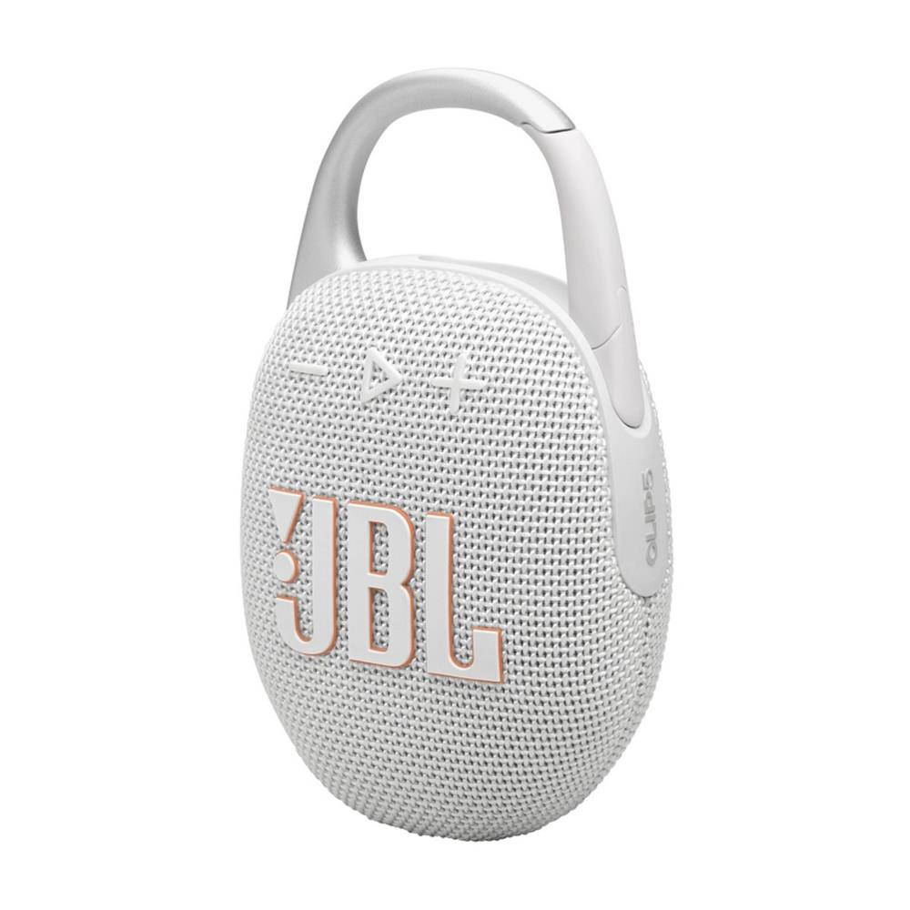 JBL Clip5, Bluetooth Hoparlör, IP67, Beyaz