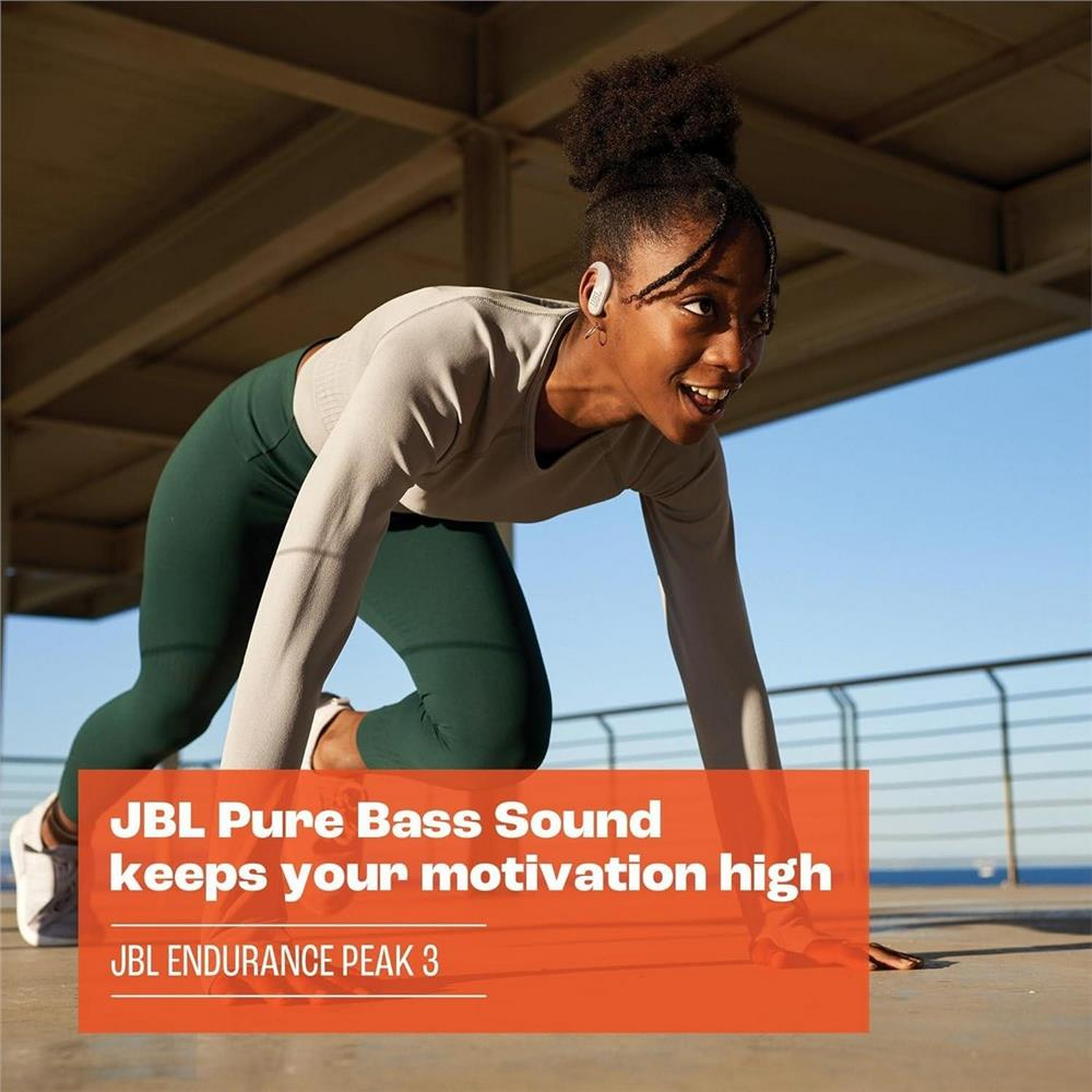 JBL Endurance PEAK III TWS Kulaklık IE CT IP68 Beyaz