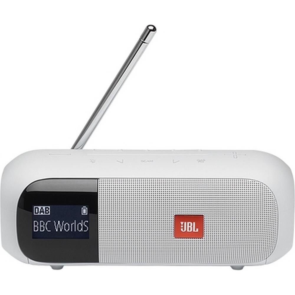 JBL Tuner2 Bluetooth Hoparlör DAB-FM Radyo PX7 Beyaz