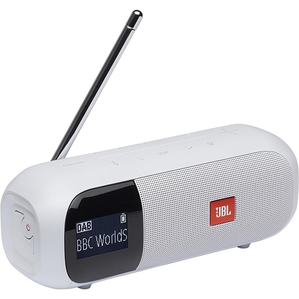 JBL Tuner2 Bluetooth Hoparlör DAB-FM Radyo PX7 Beyaz