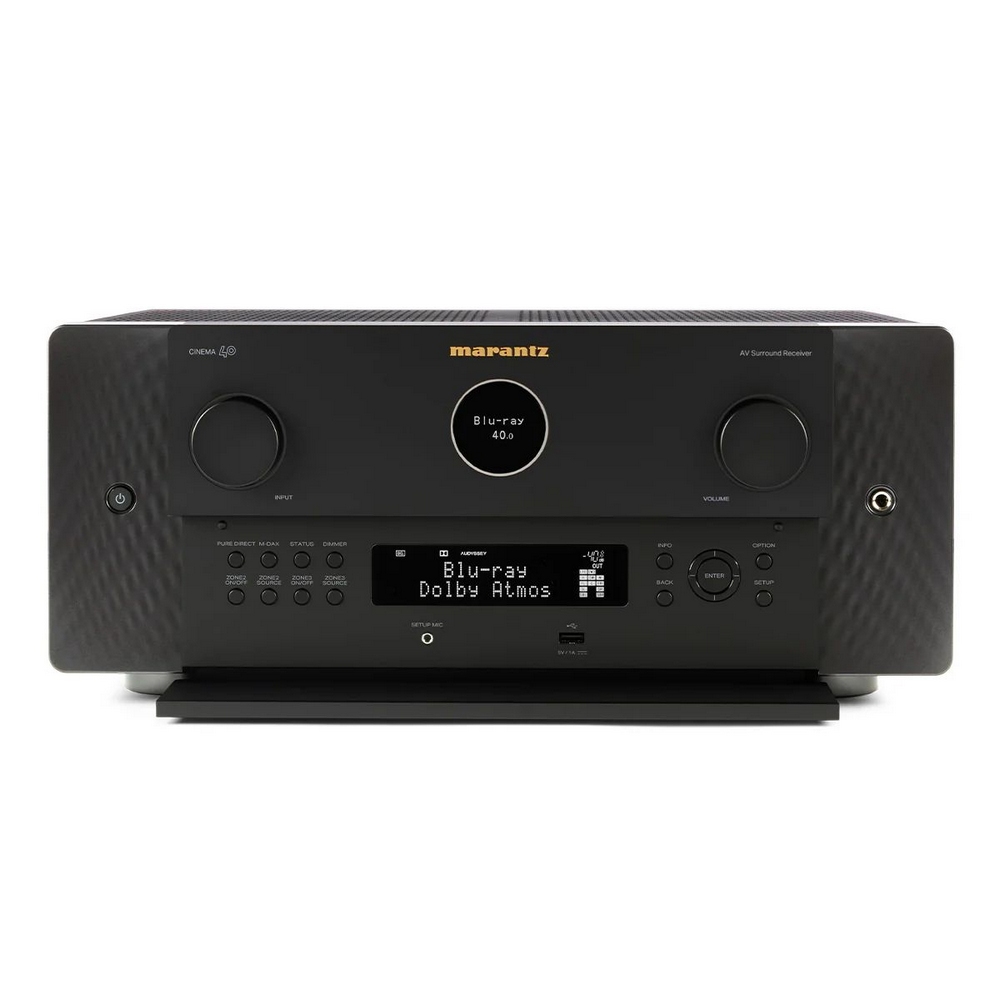 Marantz Cinema 40 9.4 Kanal Kanal 8K IMAX Dolby Atmos A/V Receiver Siyah