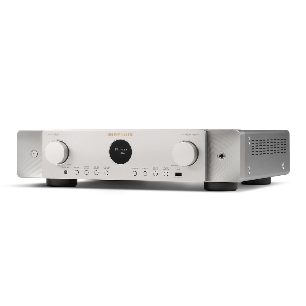 Marantz Cinema 70s Slimline 7.2 Kanal 8K Dolby Atmos A/V Receiver Gümüş