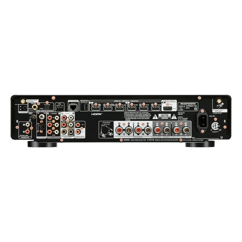 Marantz STEREO 70s 2.1 Kanal Network Streaming A/V Receiver Siyah