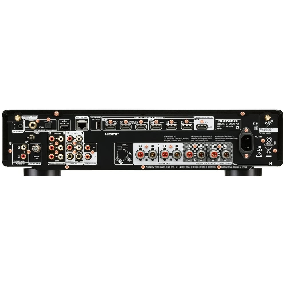 Marantz STEREO 70s 2.1 Kanal Network Streaming A/V Receiver Gümüş