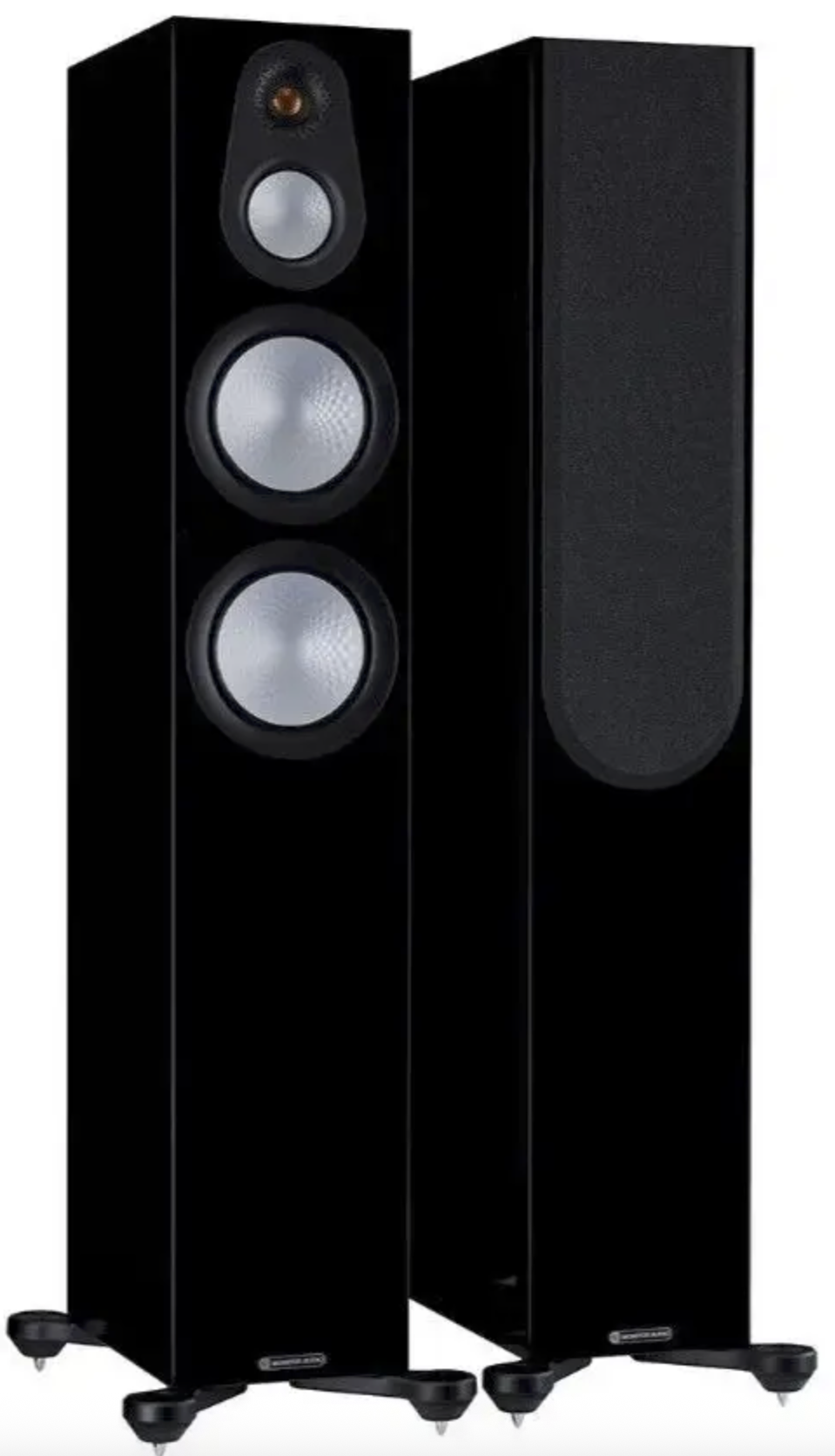 Monitor Audio Silver 300 7G Kule Tipi Hoparlör Çift Parlak Siyah