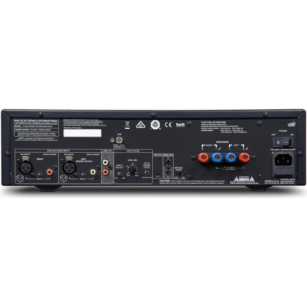 NAD C298 Stereo Power Ampliler