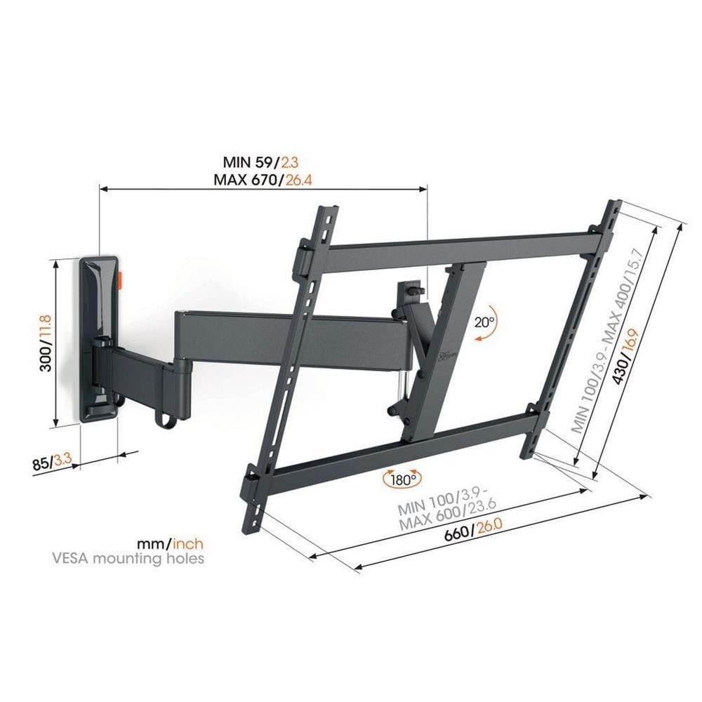 Vogels TVM 3645 FullMotion  40-77 Askı Aparatı