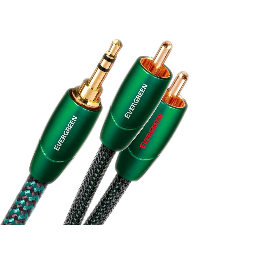 AudioQuest Evergreen Mini-Jack / RCA Ara Bağlantı Kablosu 2 Metre