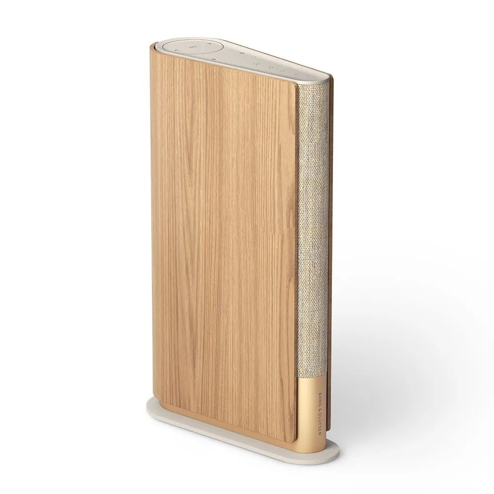 Bang & Olufsen Beosound Emerge Kablosuz Hoparlör Altın / Açık Meşe Ağacı