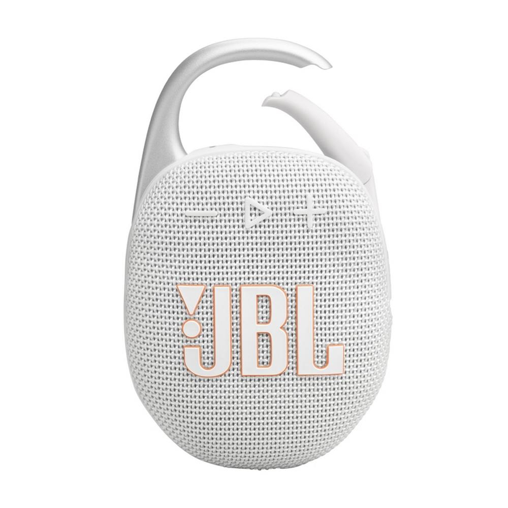 JBL Clip5, Bluetooth Hoparlör, IP67, Beyaz
