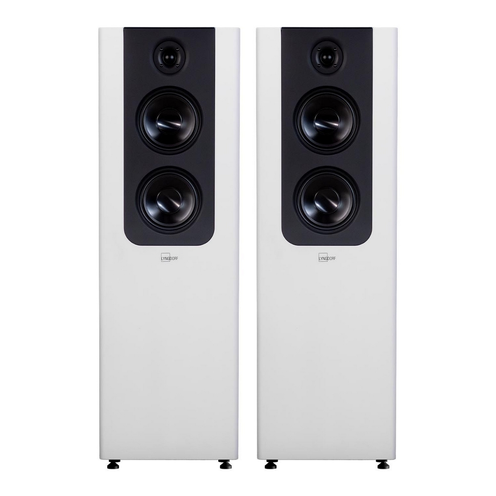 Lyngdorf FR-2 Tower/Kule Hoparlör Beyaz/Siyah Çift