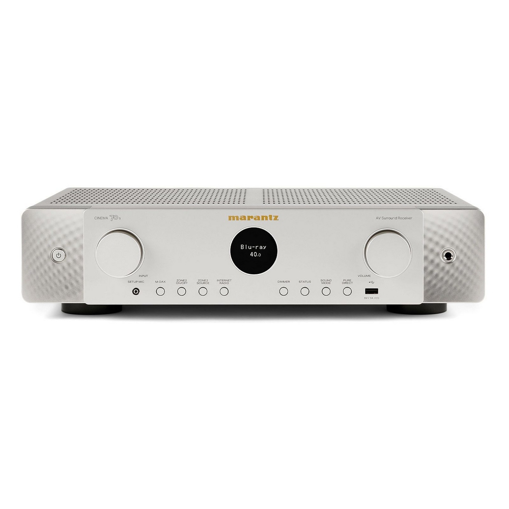 Marantz Cinema 70s Slimline 7.2 Kanal 8K Dolby Atmos A/V Receiver Gümüş