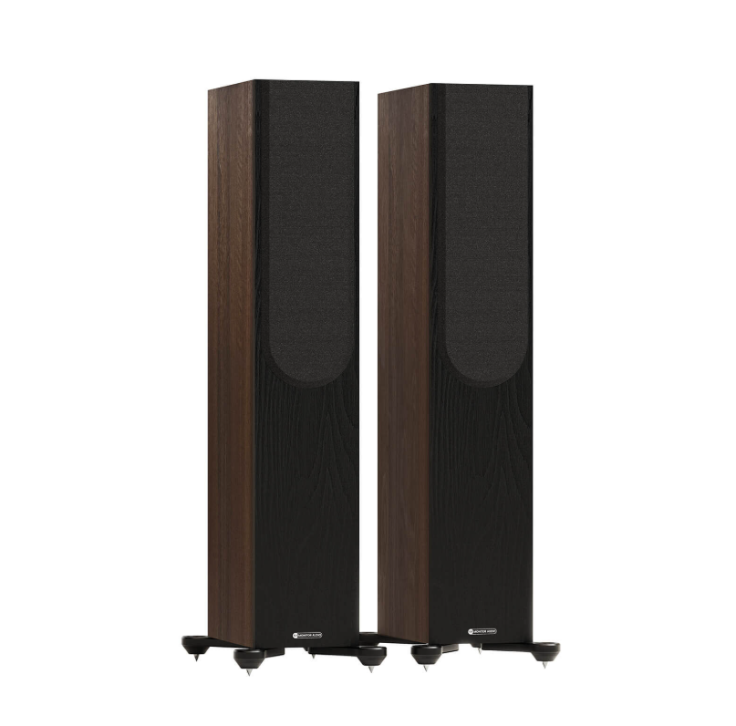 Monitor Audio Bronze 300 7G Kule Tipi Hoparlör Çift Walnut