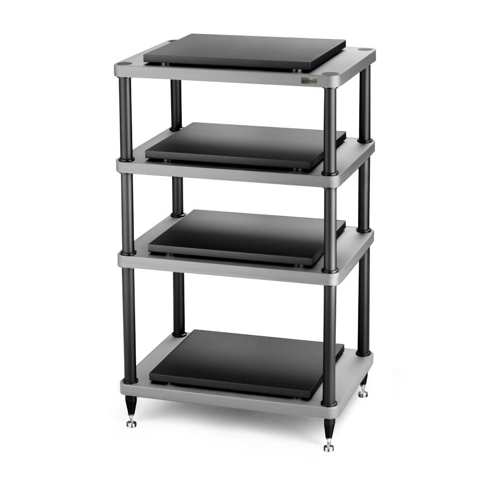 Solidsteel S5-4 30th Anniversary Hi-Fi Stand Gümüş Siyah