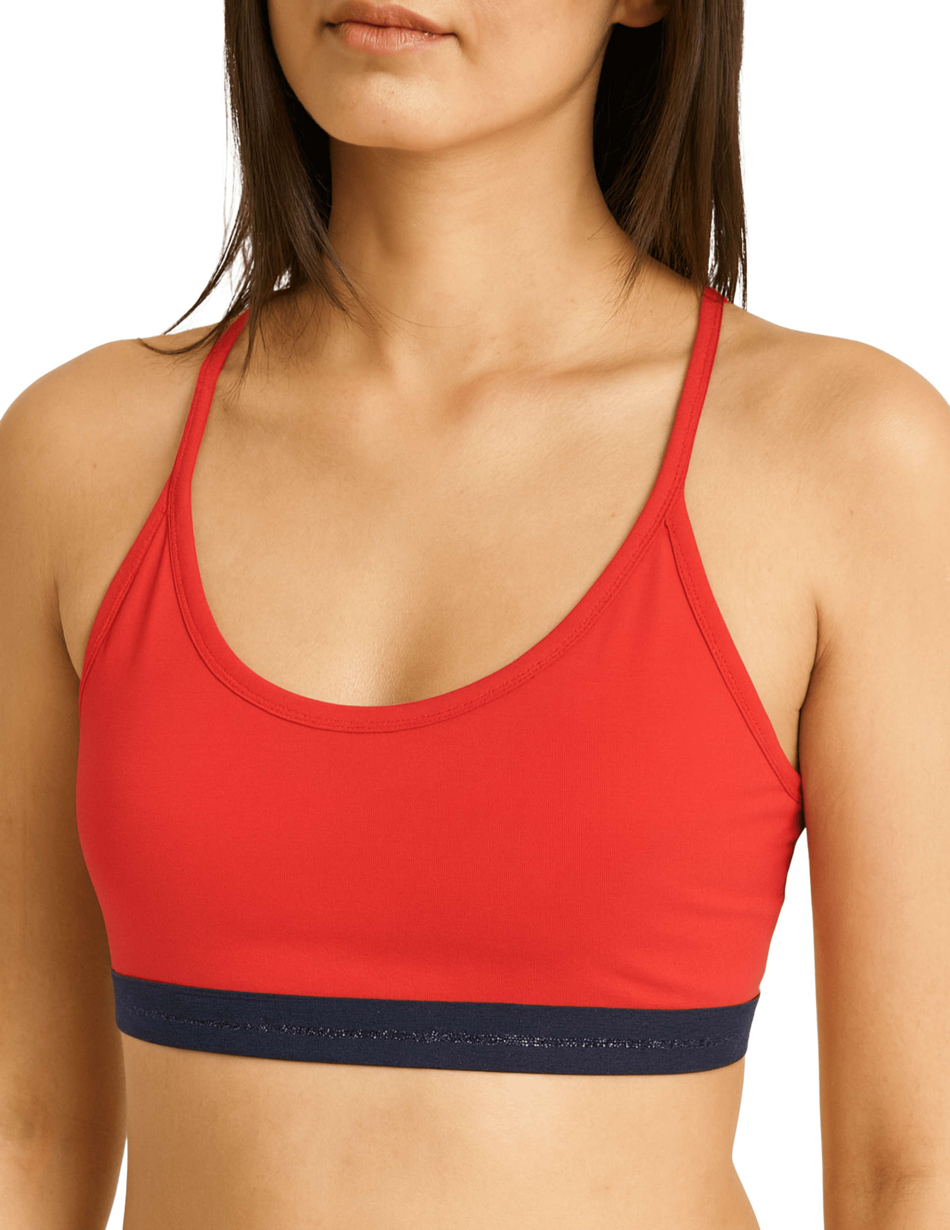 Basic Kadın Pamuklu Kırmızı Bralet