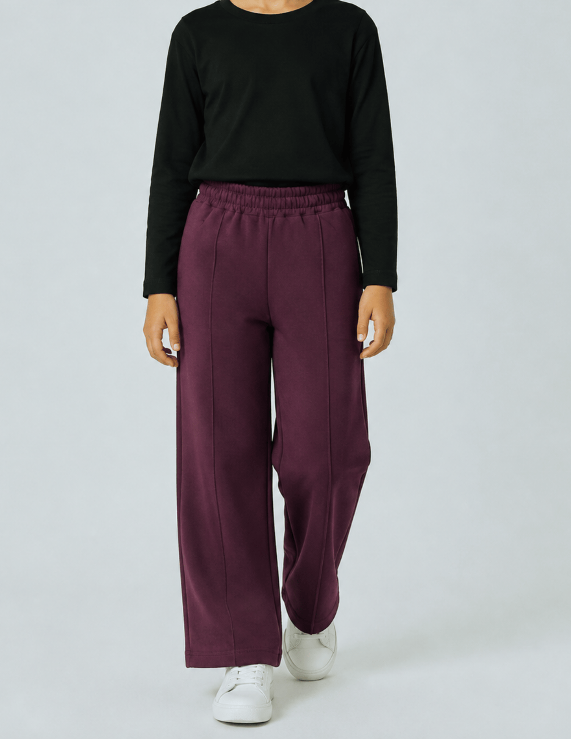 Dusty Rose Kız Çocuk Bordo Culotte Kesim Pantolon
