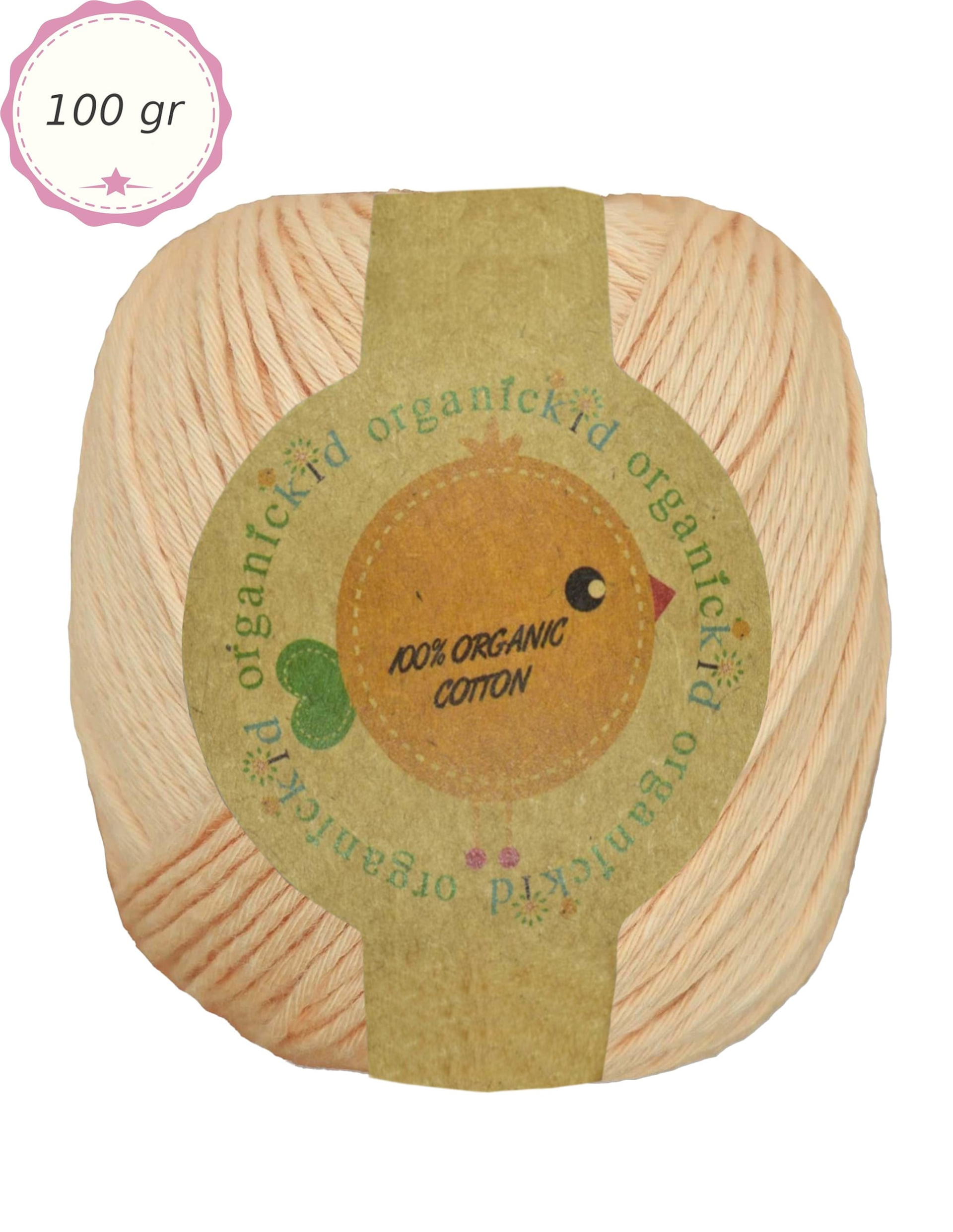 Organik Pamuk Amigurumi Punch 100 gr El Örgü İpi 525 Ten Rengi (Tan) 