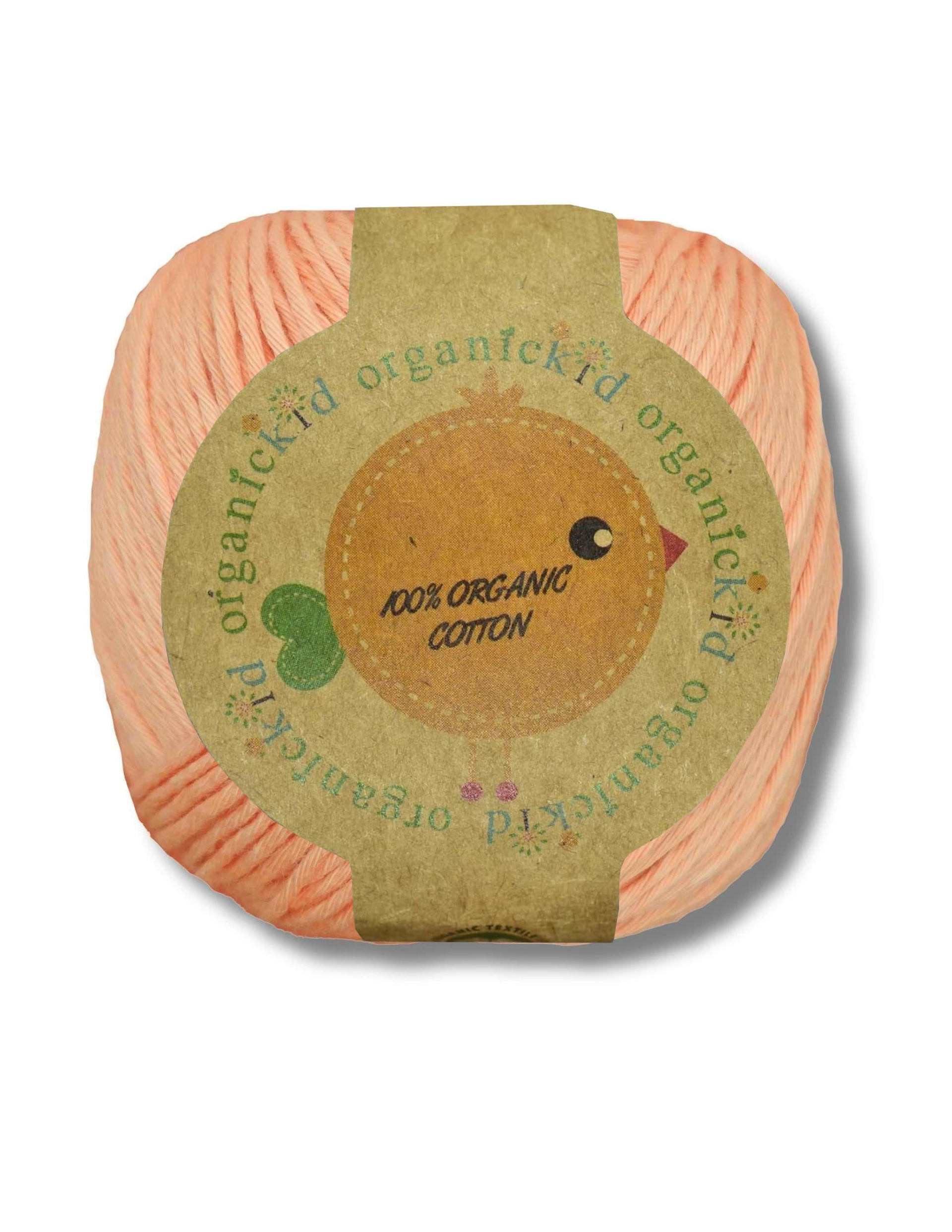 Organik Pamuk El Örgü İpi 370 Papaya (Somon)