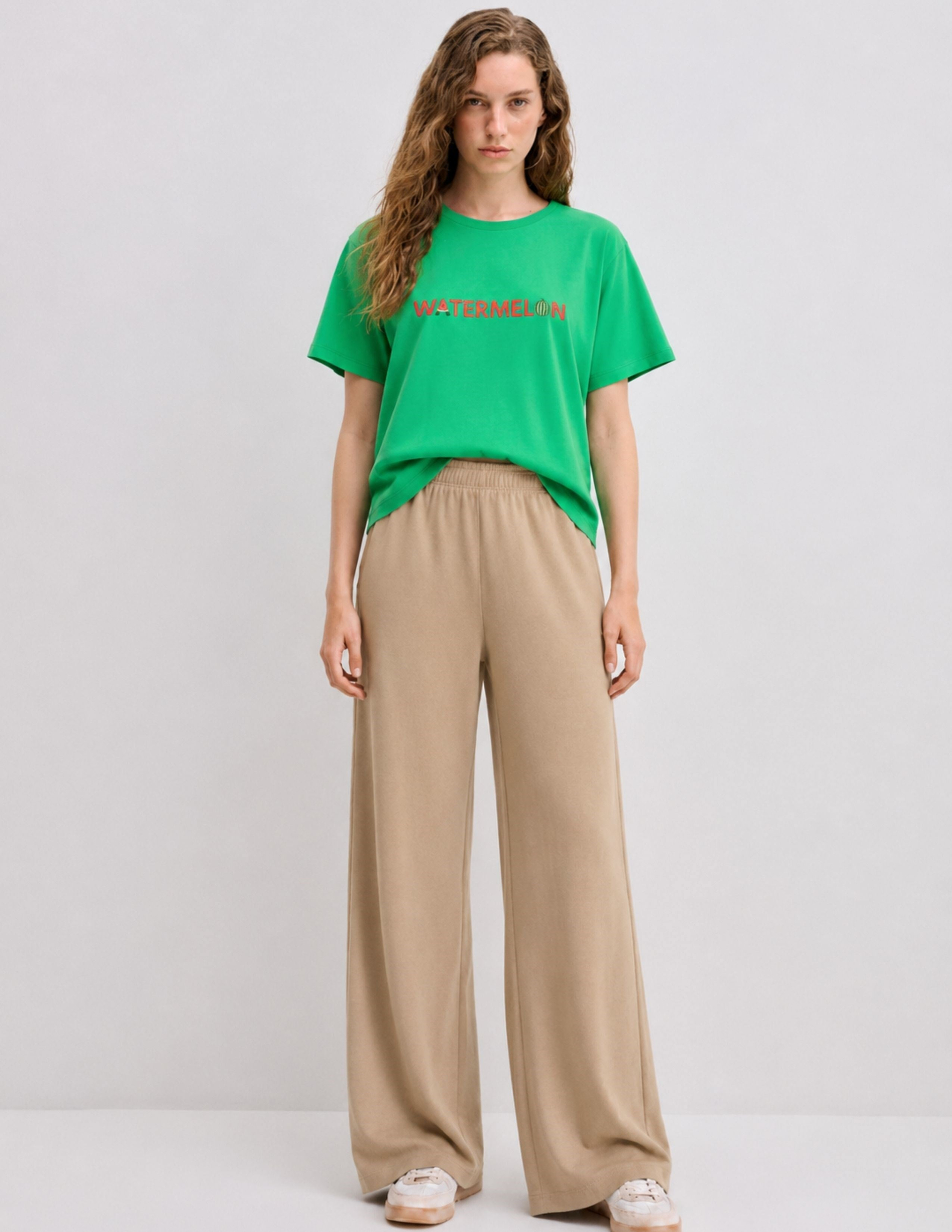 Watermelon Kadın Yeşil Oversize T-shirt