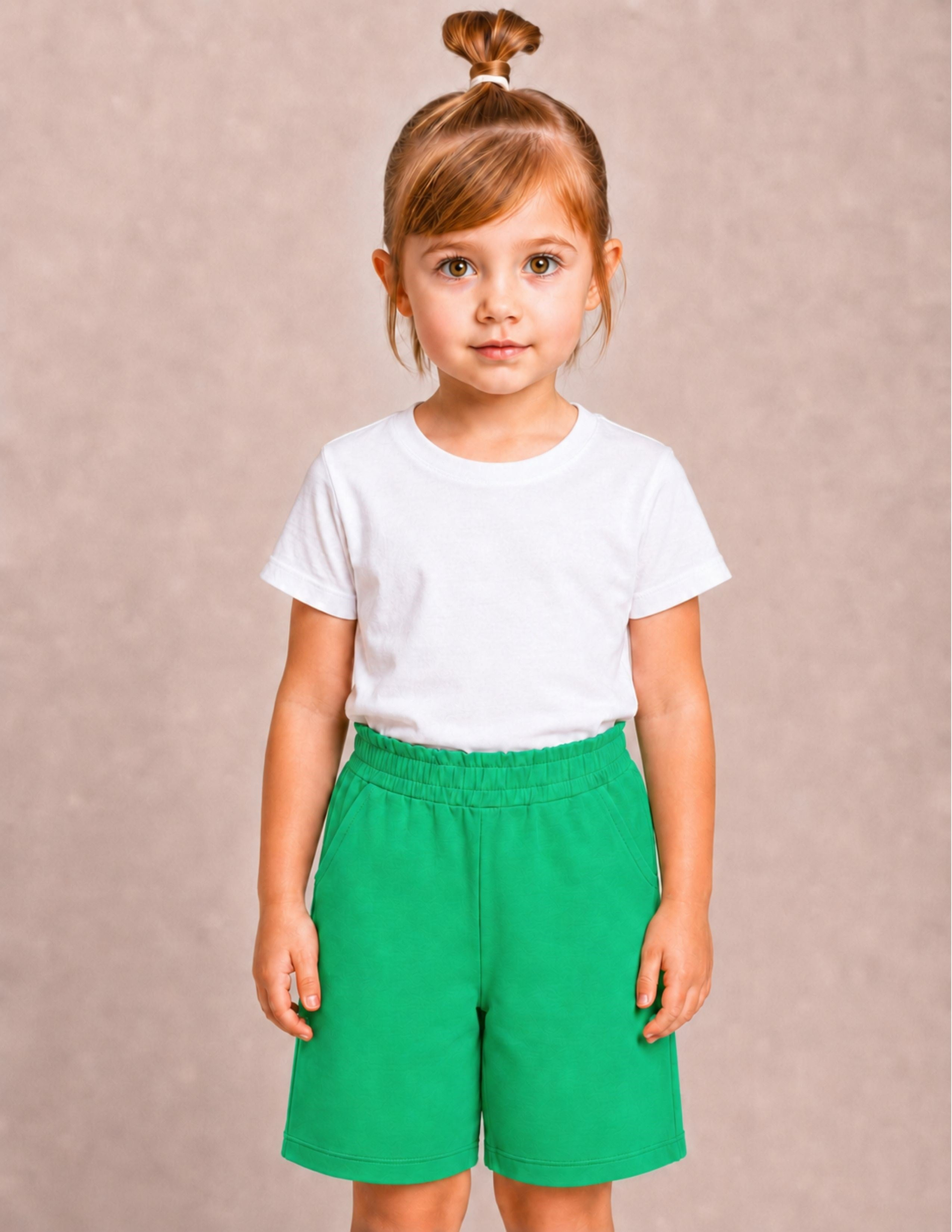 Watermelon Kız Çocuk Yeşil Kapri Short