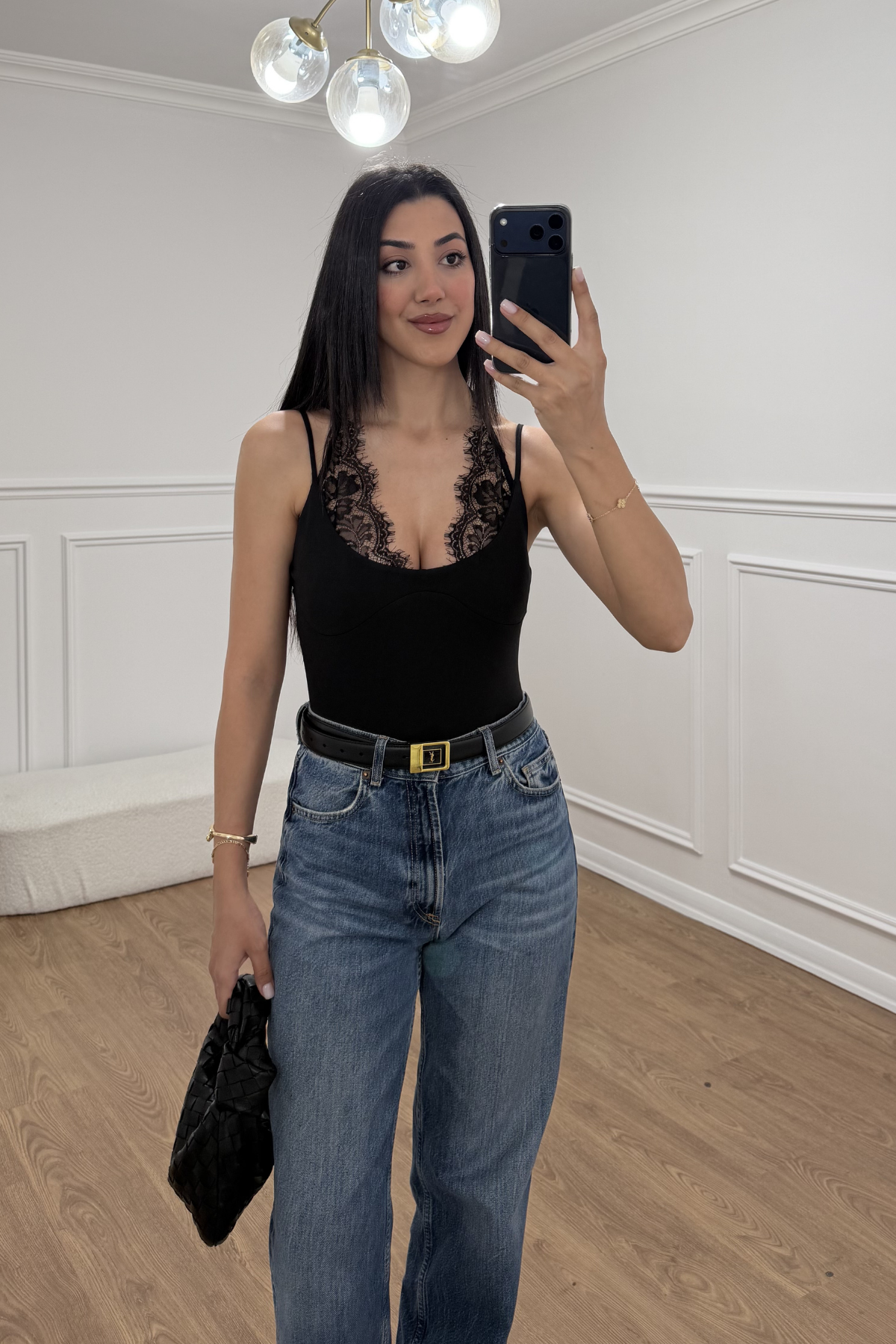DANTEL DETAYLI BODYSUIT 