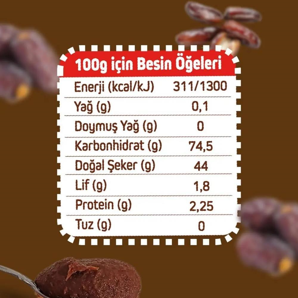 Gelincik %100 Hurma Ezmesi 1 kg Şekersiz