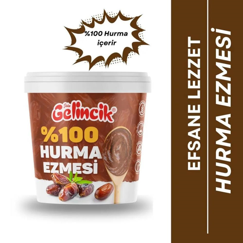 Gelincik %100 Hurma Ezmesi 1 kg Şekersiz