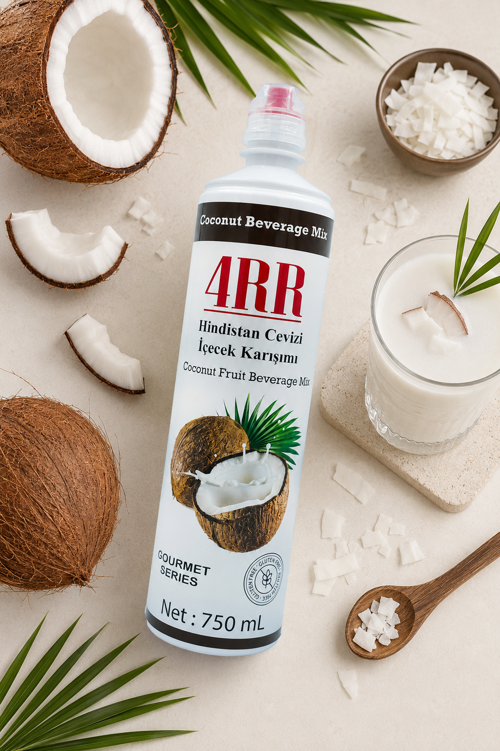 4RR Hindistan Cevizi Meyveli İçecek Karışımı 750 ml