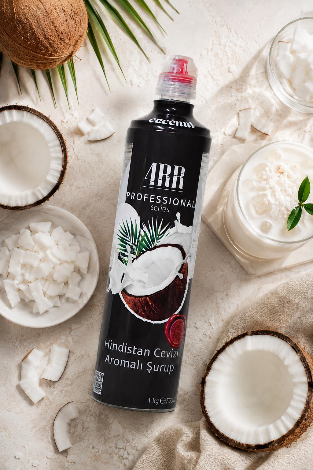 4RR Hindistan Cevizli Aromalı Şurup 750 ml