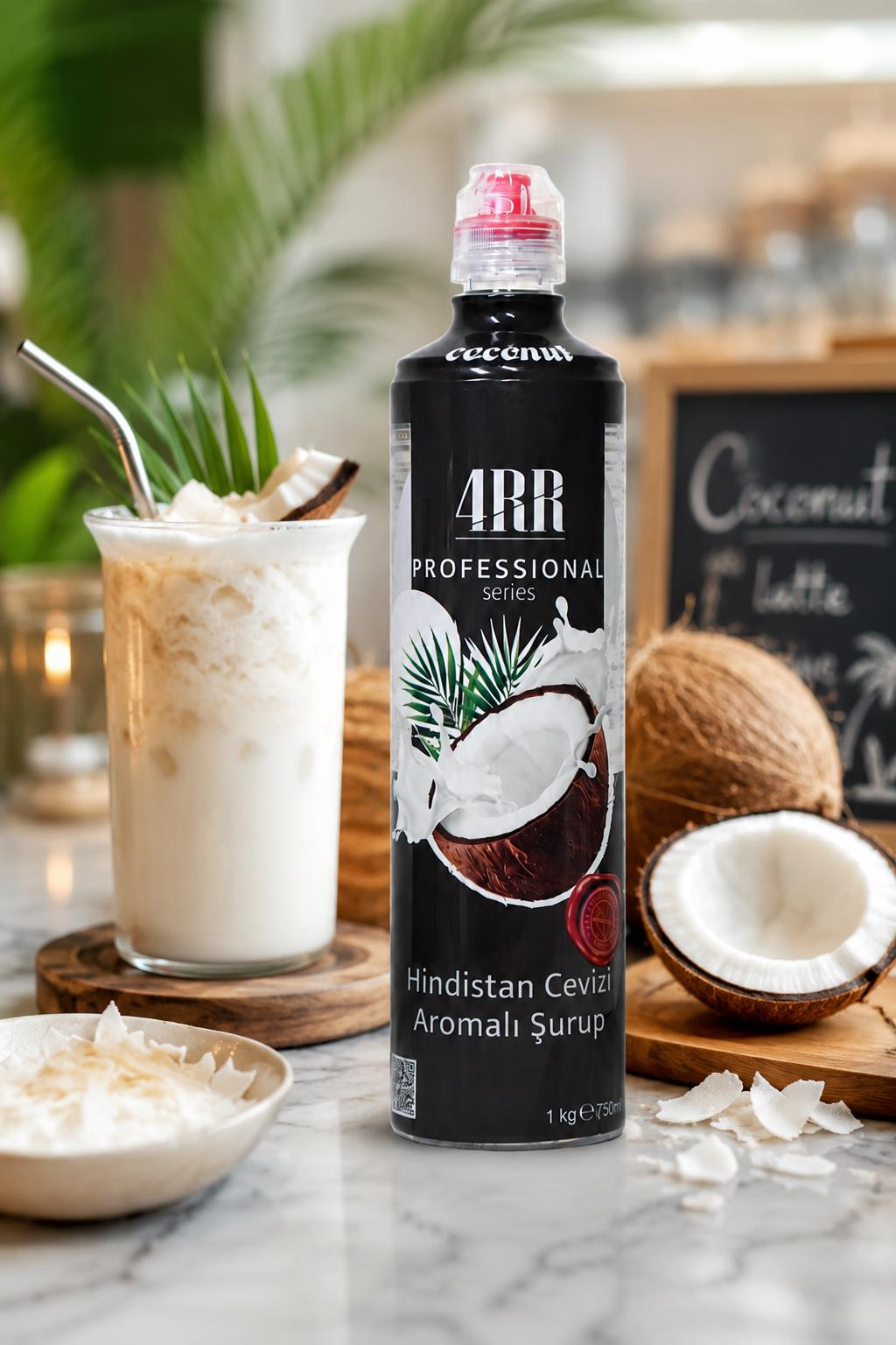 4RR Hindistan Cevizli Aromalı Şurup 750 ml