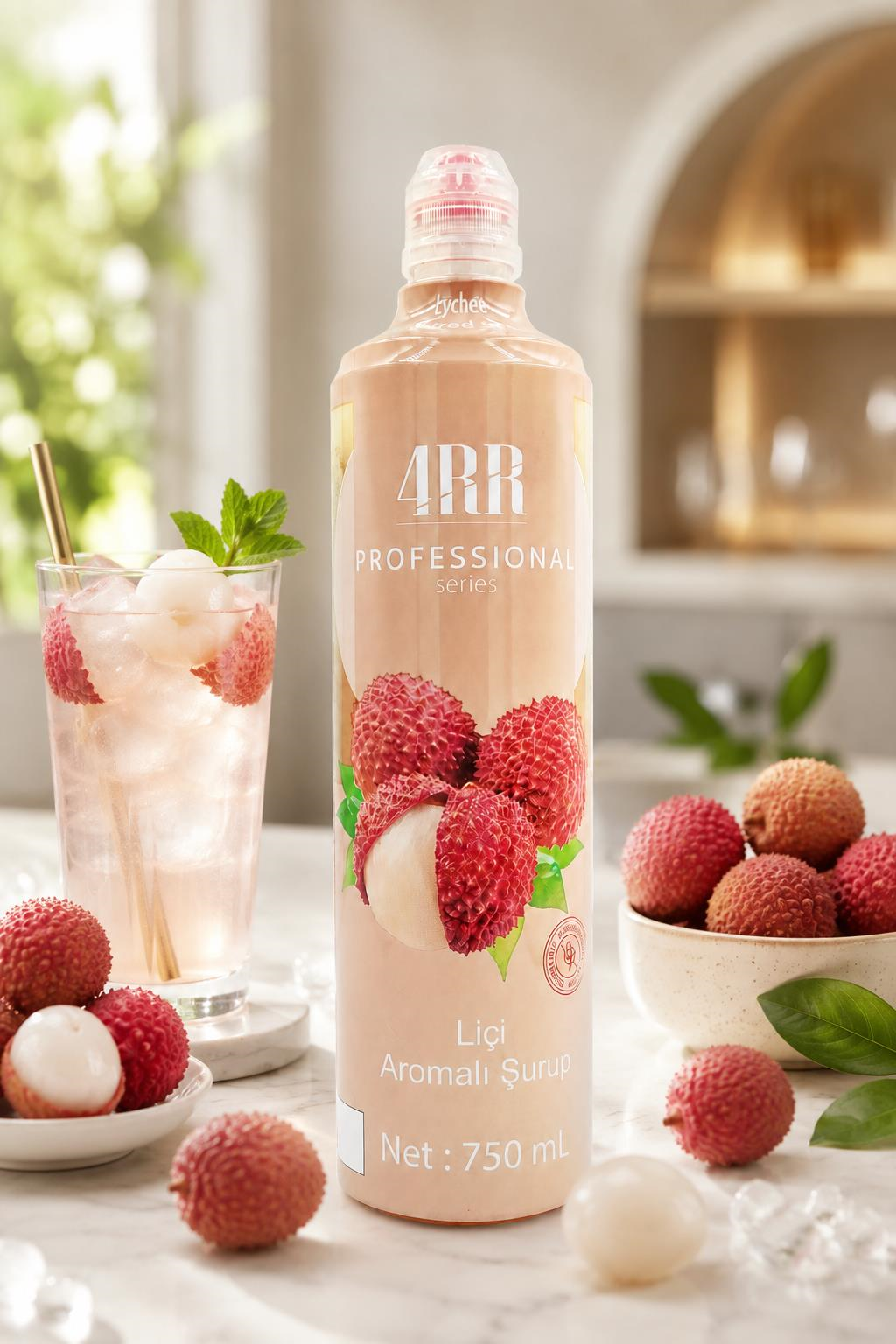 4RR Liçi Meyveli İçecek Karışımı 750 ml