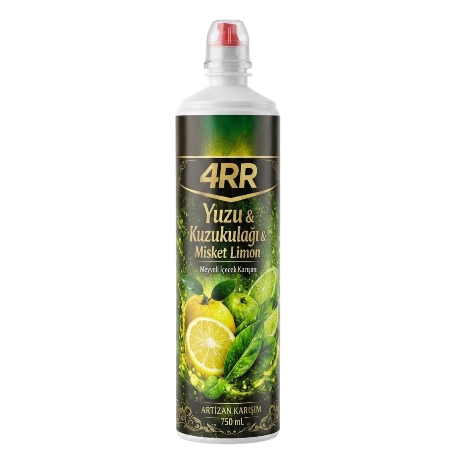 4RR Yuzu - Kuzu Kulağı & Misket Limon Aromalı Tropikal İçecek Karışımı 750 ml