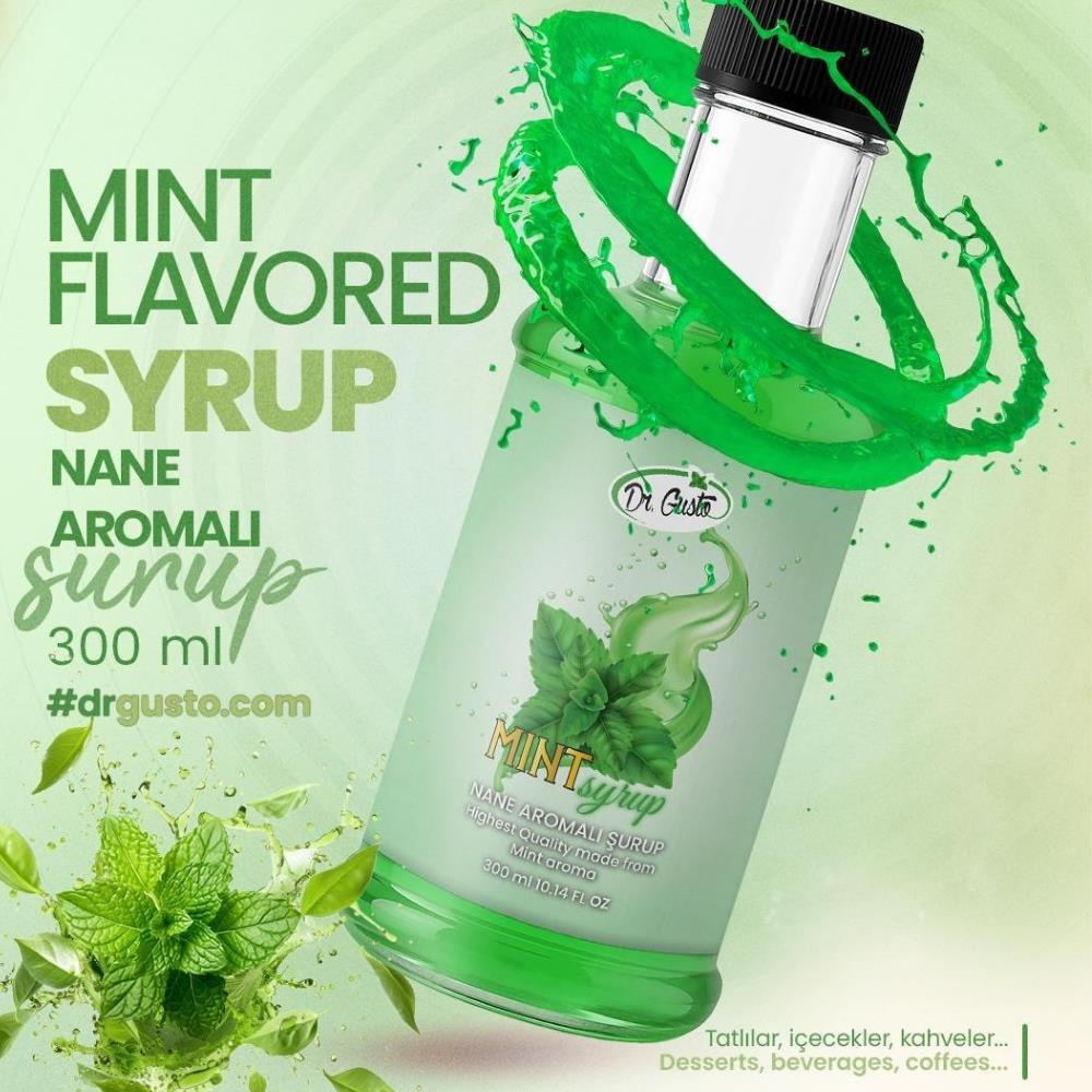 Dr. Gusto 6lı Kokteyl Şurubu Seti 300 cc (Nane, Muz, Akça Ağaç, Mojito, Hibiskus, Beyaz Çikolata)