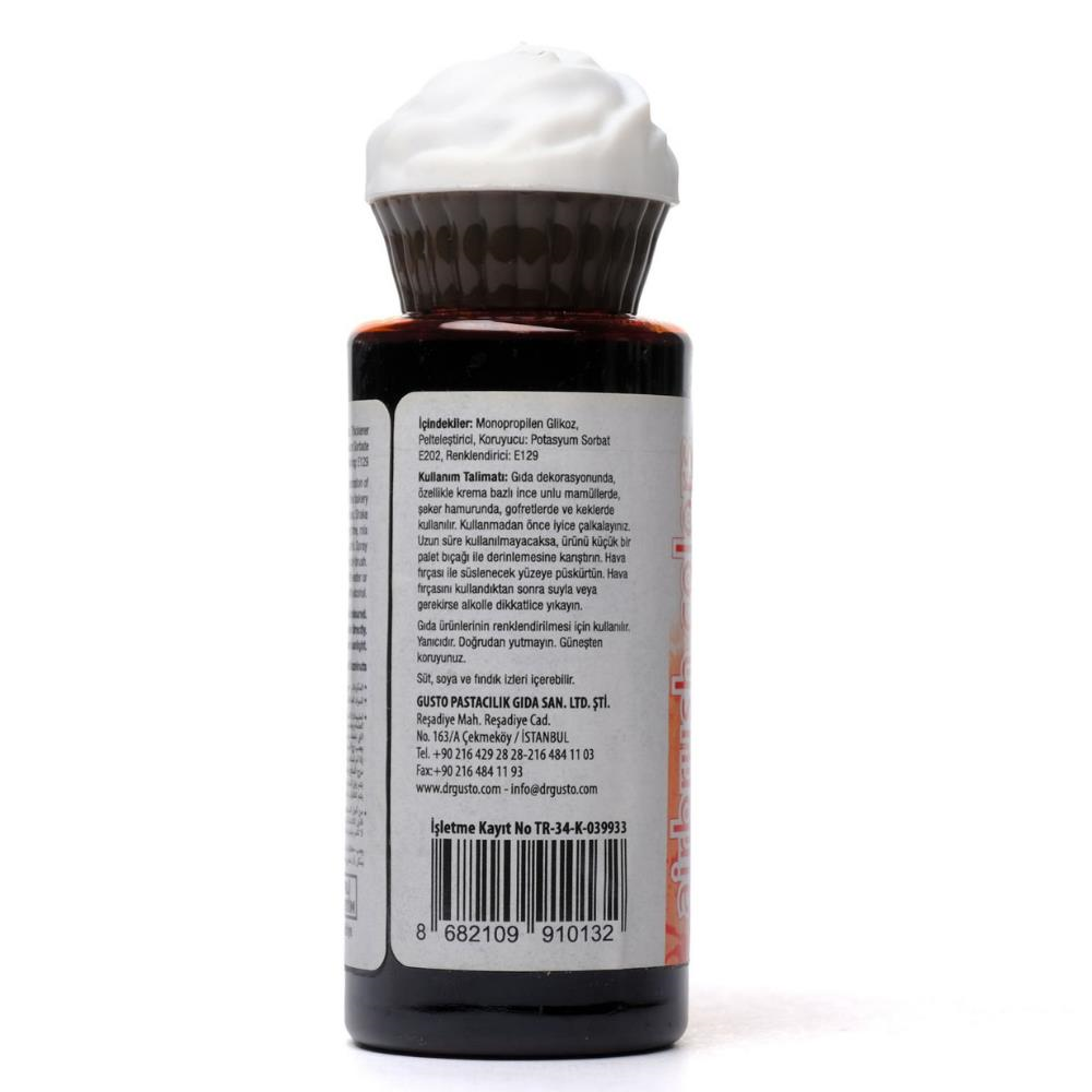 Dr. Gusto Airbrush Gıda Boyası Kırmızı 120 ml