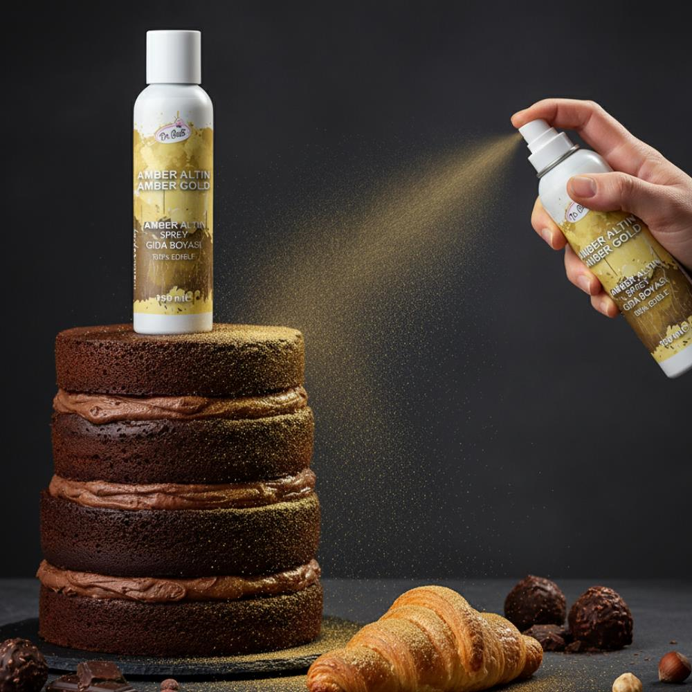 Dr. Gusto Altın Renkli Metalik Sprey Boya 150 ml