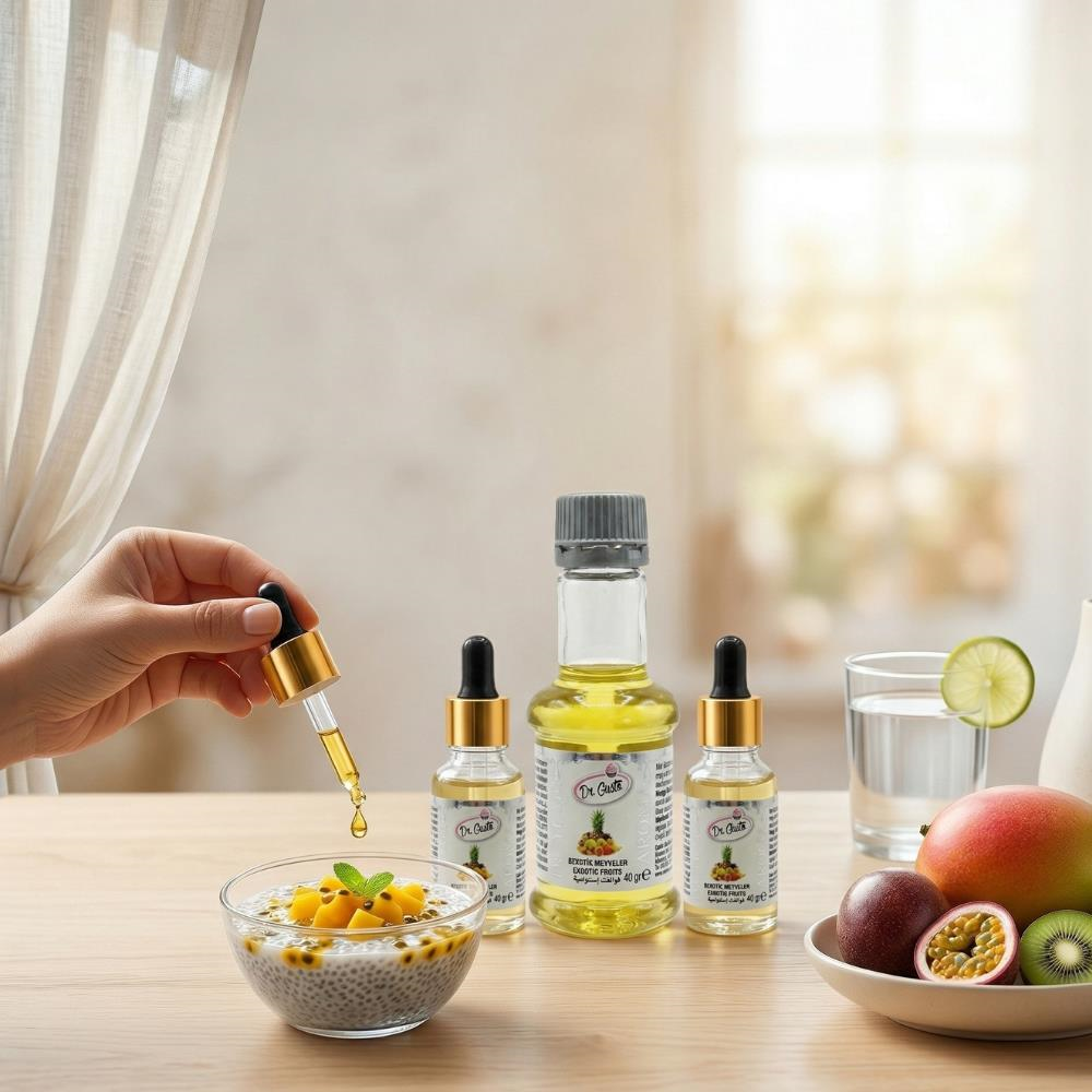 Dr. Gusto Aroma Egzotik Meyveler 40 gr - Gıda Aroması (Tatlı, İçecek ve Pastacılık için)