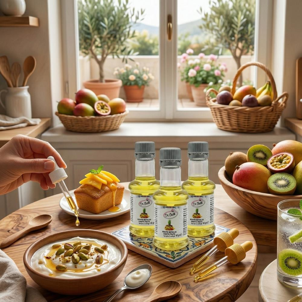 Dr. Gusto Aroma Egzotik Meyveler 40 gr - Gıda Aroması (Tatlı, İçecek ve Pastacılık için)