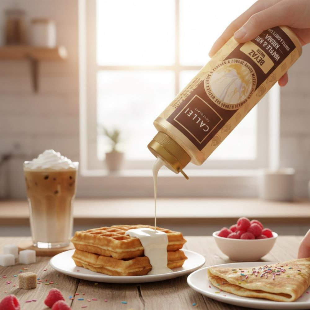 Callei Beyaz Waffle & Pancake & Tatlı Sosu 300 gr