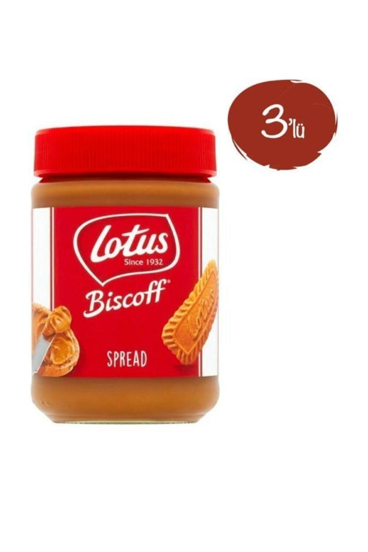 LotusBiscoff Sürülebilir Karamelize Bisküvi Ezmesi 400 Gr*3 Adet