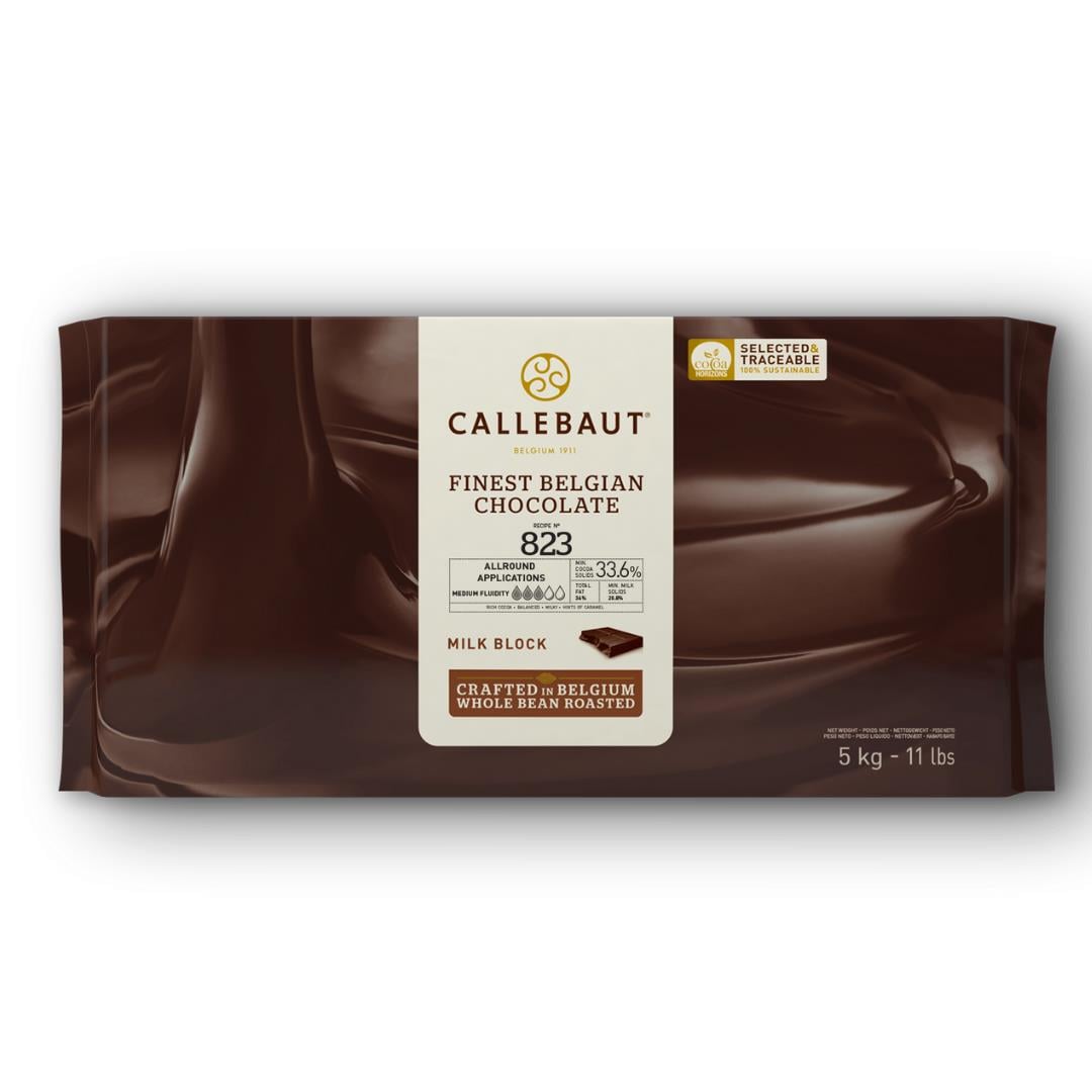 Callebaut 823 Sütlü Blok Çikolata 5 kg