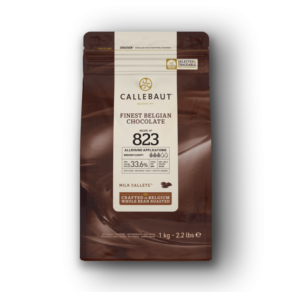 Callebaut Lezzeti: 823 Sütlü & W2 Beyaz Çikolata Drop 2li Paket (2x1 kg)