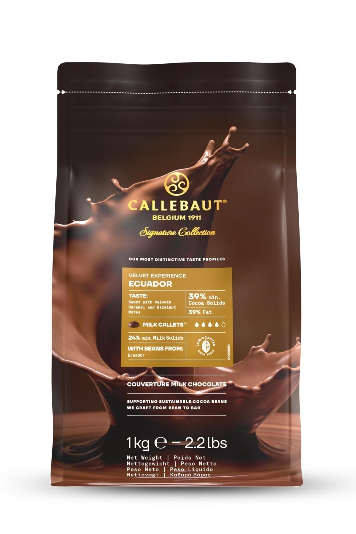 Callebaut Signature Collection Ecuador Sütlü Çikolata 1 kg