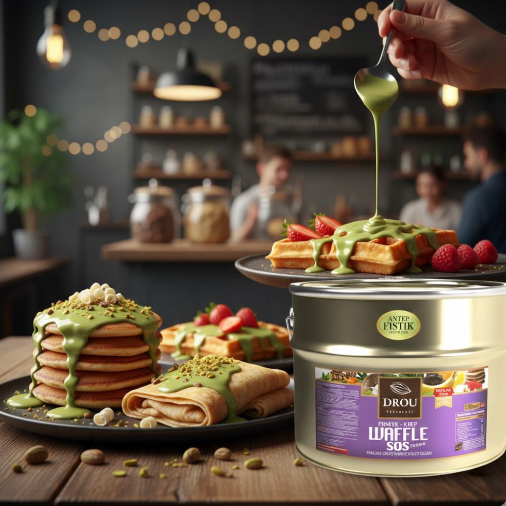 Callei Waffle Antep Fıstık & Krep Sosu 10 kg