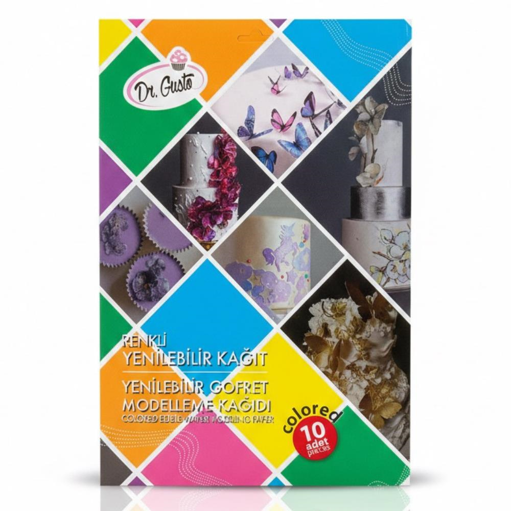 ÇİÇEK MODELLEME RENKLİ (10LU) - 03 WAFER PAPER 