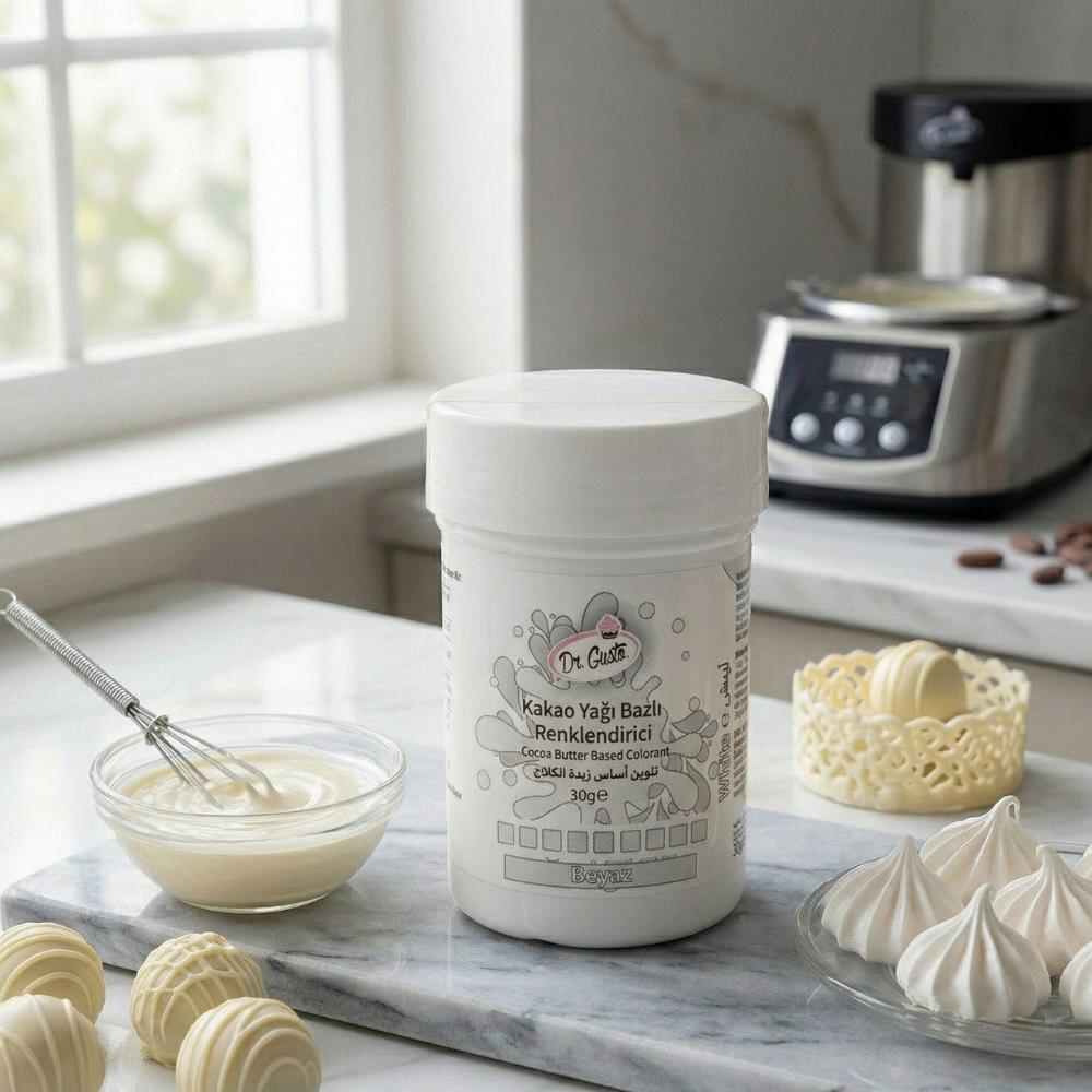 Çikolata Boyası Beyaz 30 GR – Yağ Bazlı Gıda Boyası