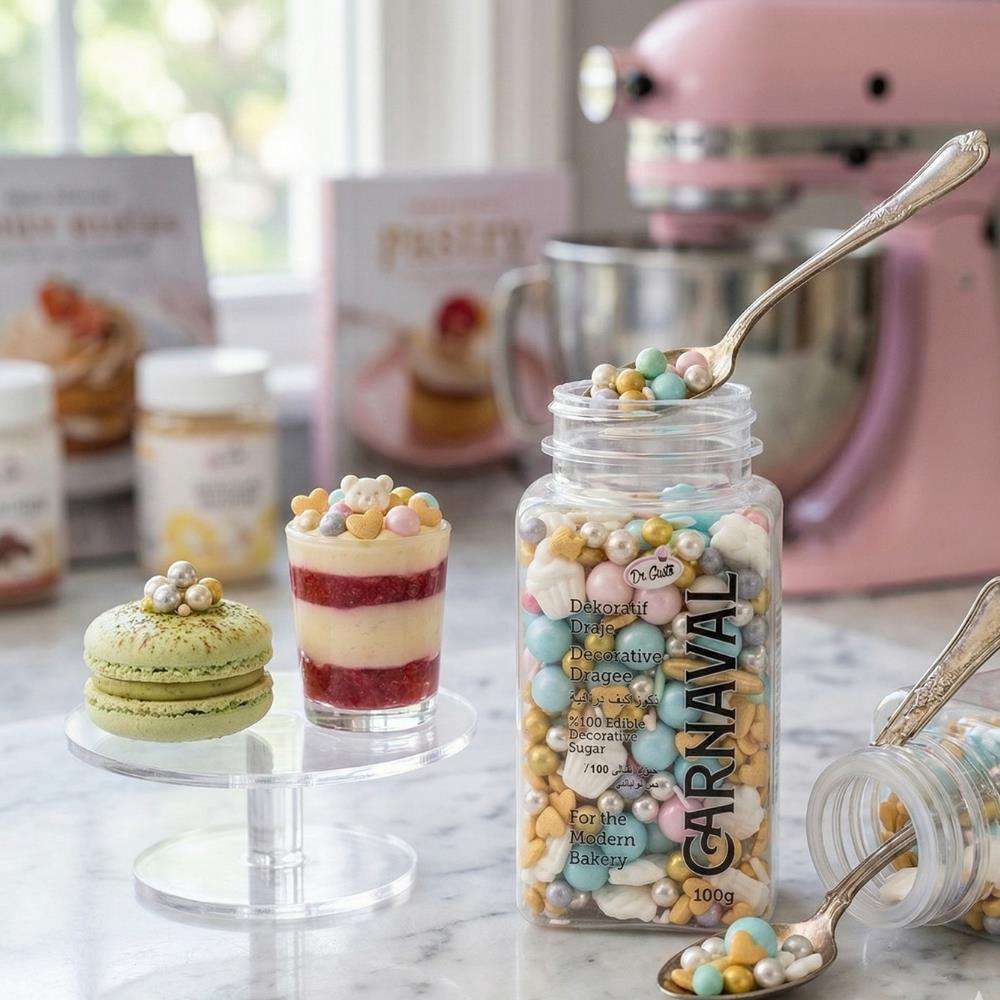 Cupcake Dekorlu Minik Altın Kalpli Karışık Süsleme Şekeri 100 GR No:05 – Pasta ve Tatlı Dekor Şekeri
