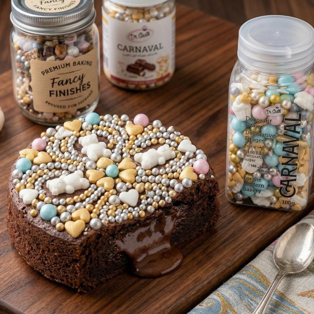 Cupcake Dekorlu Minik Altın Kalpli Karışık Süsleme Şekeri 100 GR No:05 – Pasta ve Tatlı Dekor Şekeri