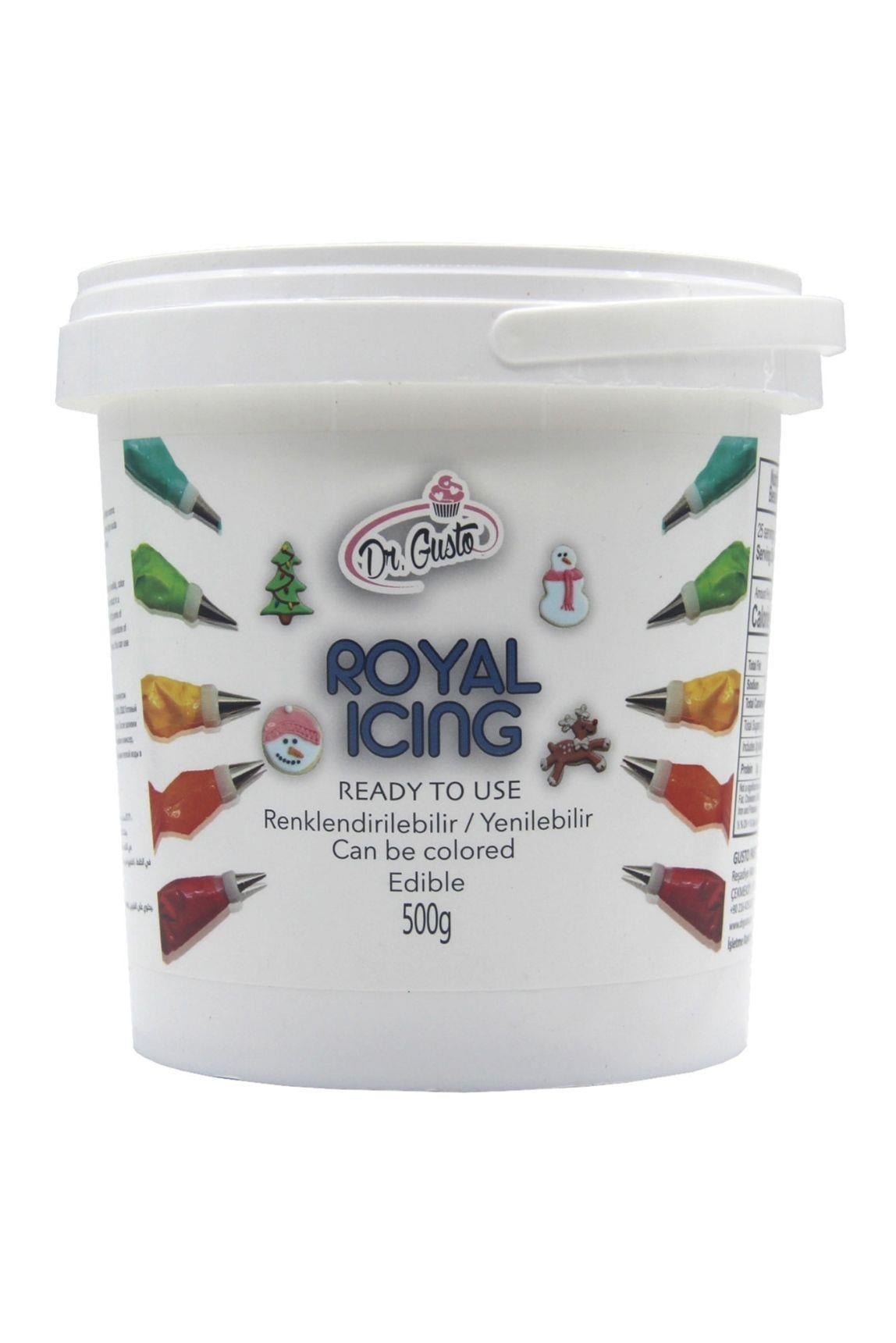 Dr. Gusto Royal Icing 500 gr - Pastacılık için Hazır Royal İcing Karışımı